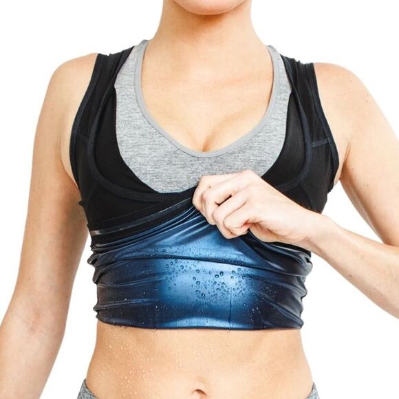 Sweat Shaper Athletic Sweat Enhancing Compression Tank Top - Picture 6 of 6